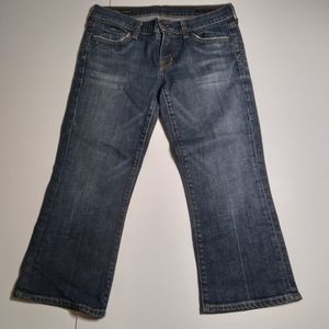 Citizens of humanity low waisted stretch, cropped